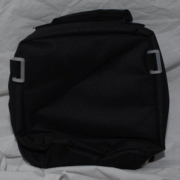 Minecraft Creeper Lunchbox 8x8x2” Insulated Square Tote Black Green EUC - Picture 2 of 5